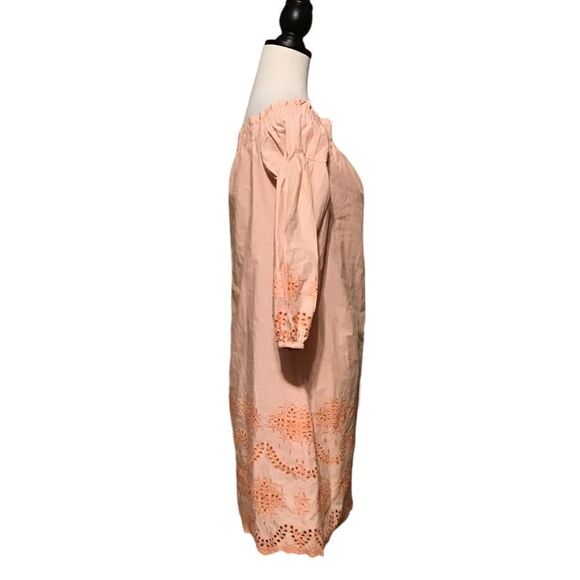 Vince Camuto Eyelet Off The Shoulder Dress 6 - Picture 4 of 8